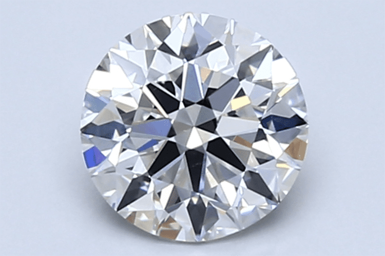 1.00ct round cut diamond (Photo courtesy of Blue Nile)