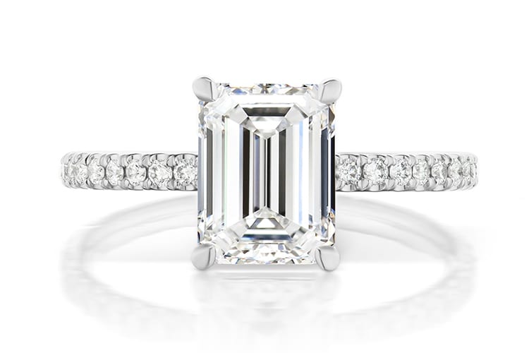 Greenwich St Ceremony Baxter 1.70ct diamond engagement ring. (Photo by Greenwich St Jewelers).