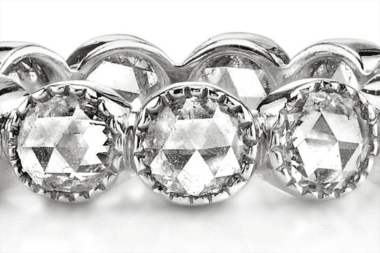 Greenwich St Jewelers Single Stone Gabby Large Rose Eternity Band wedding ring ideas
