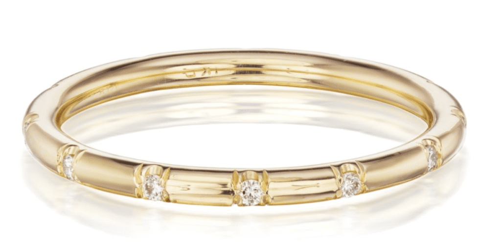 Jennie Kwon Designs Diamond Dot Ring. Greenwich St Jewelers wedding ring ideas