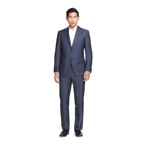 Trim Fit Wool & Mohair Suit | The Plunge