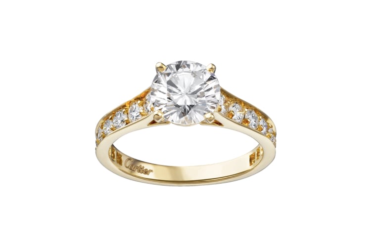 classic engagement rings cartier