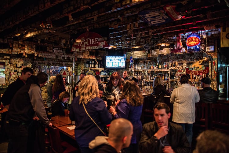 Charleston Bachelor Party - patrons enjoy The Griffon Bar