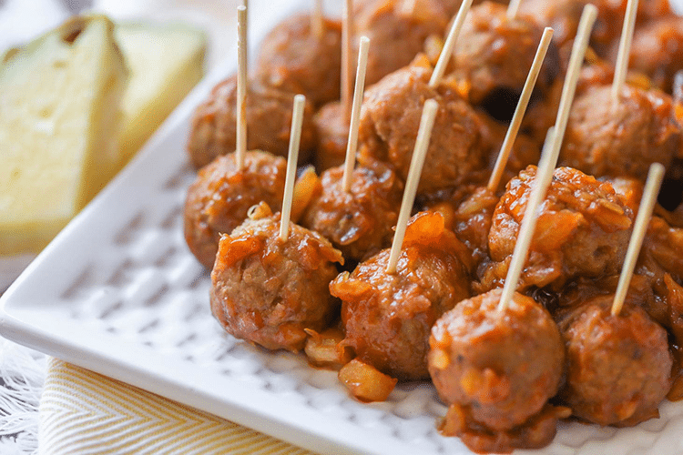 BBQ Appetizers - BBQ Meatballs
