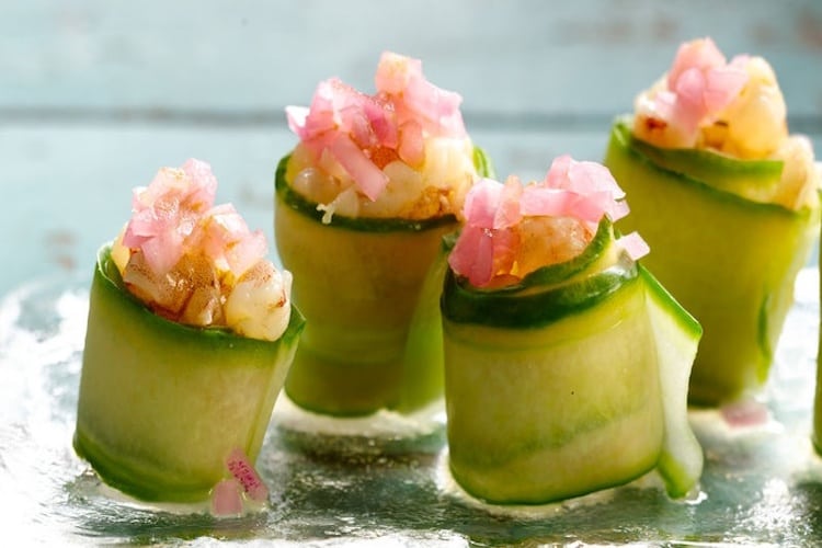 Mexican Appetizers - Ceviche Sushi