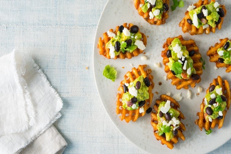 Mexican Appetizers - Waffle Fry Nacho Bites