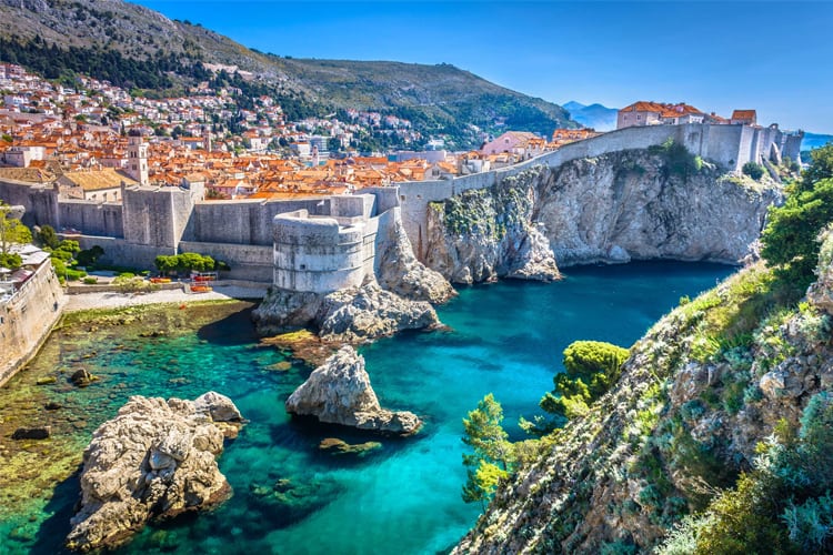 Dubrovnik from afar.