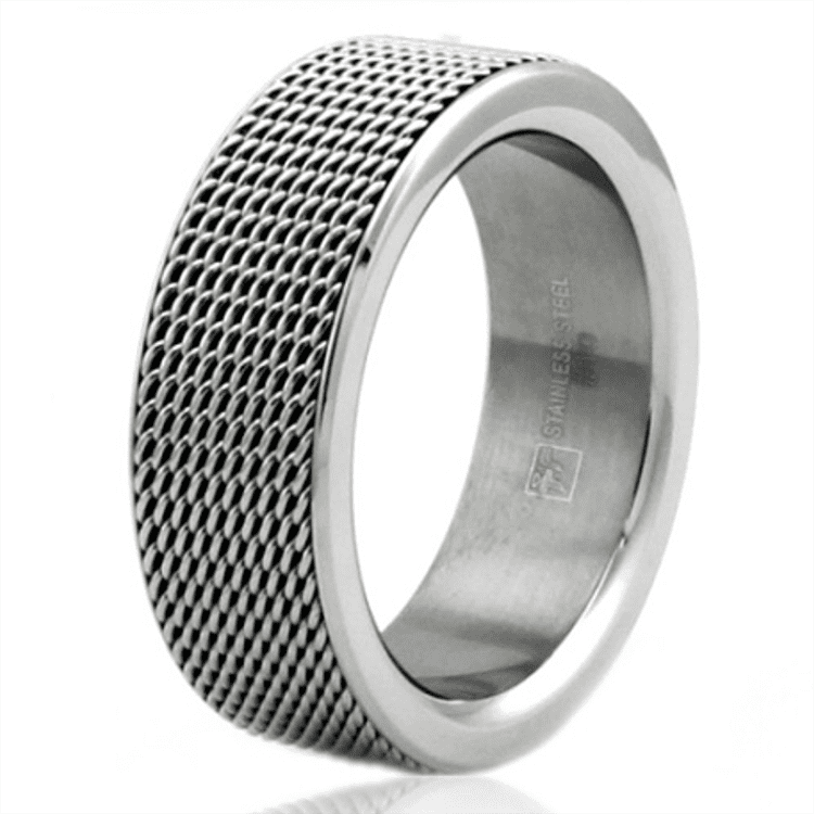 Silver Copper Ring RS-1244 10 mm Ring Mens Wedding Ring Mens wedding Band Mens Gift Wide Men Wedding Band Mens Rustic Ring 