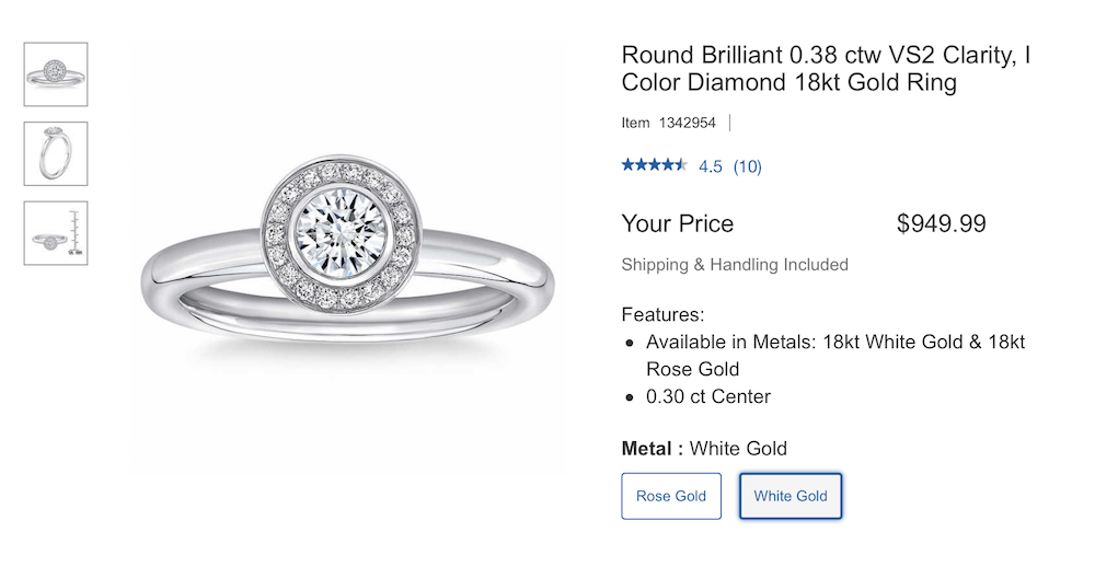 costo engagement ring