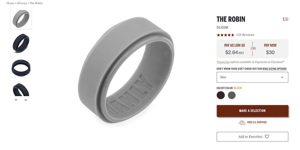 manly bands wedding band